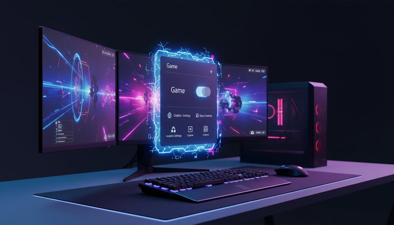 Interface des paramètres Windows 11 montrant l'activation du mode jeu pour de meilleures performances gaming