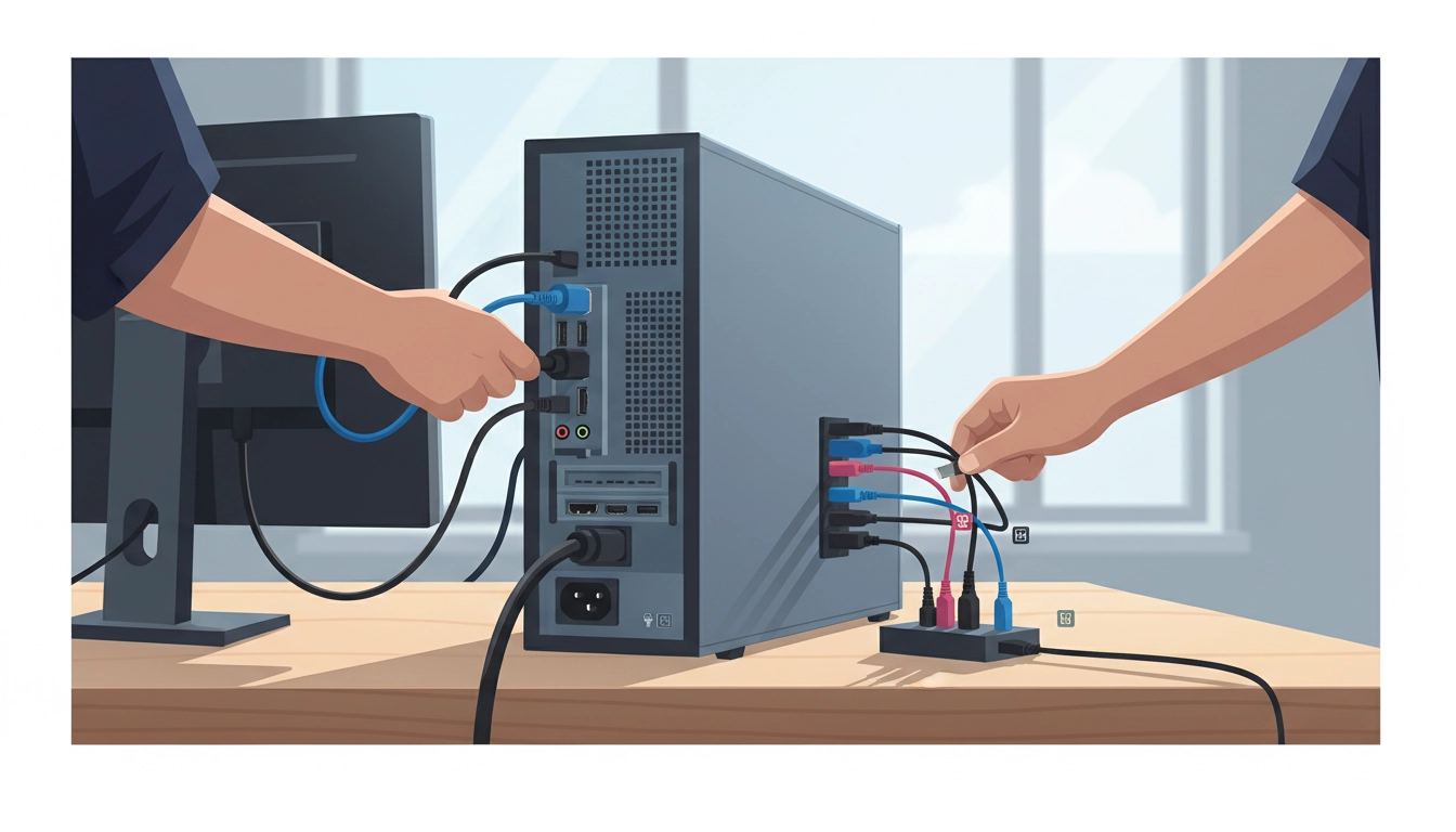 Guide complet du branchement câbles PC pour un montage propre et organisé