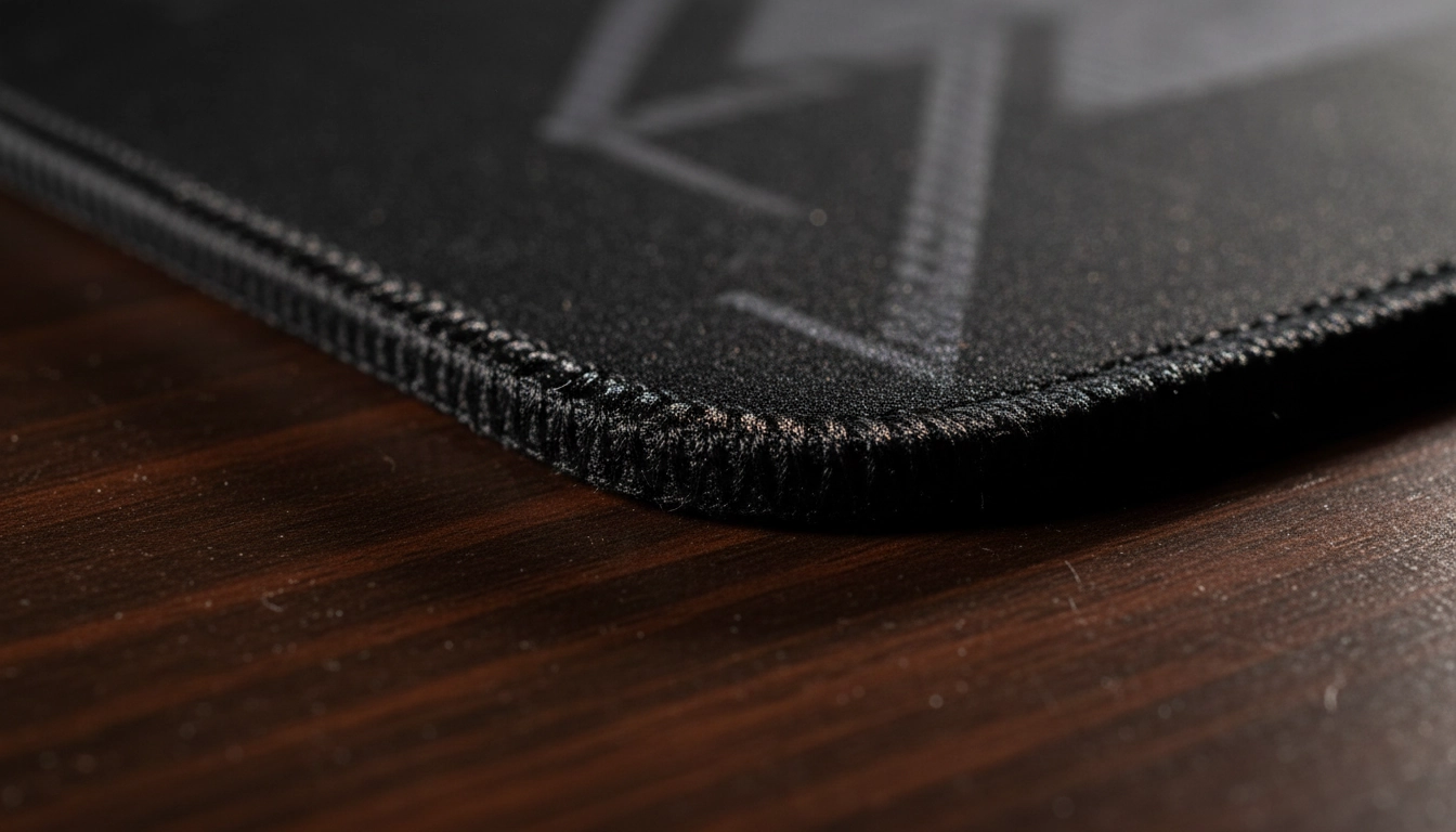 Comparaison visuelle pour le choix d'un tapis gaming caoutchouc naturel vs synthétique durabilité.