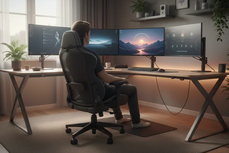 Ergonomie Setup Gaming