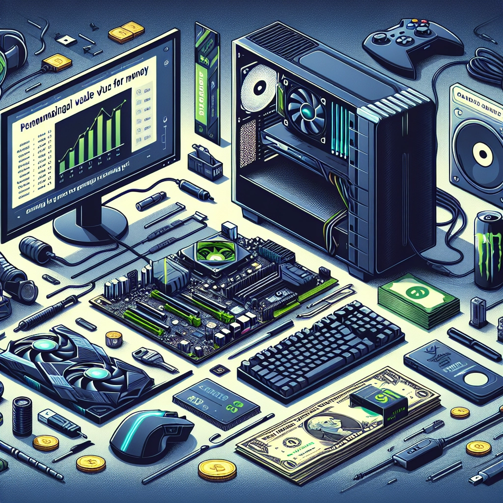 PC gaming entrée de gamme équilibré avec composants au meilleur rapport qualité-prix