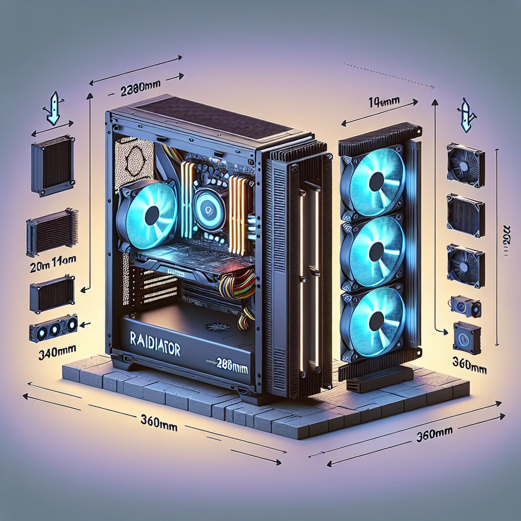 Comparaison de montage AIO en haut vs en façade pour un refroidissement PC gaming efficace