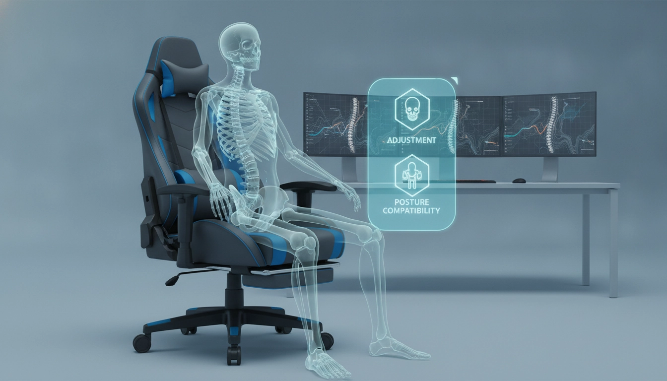 Gamer concentré profitant d'un excellent choix chaise gaming ergonomique posture devant son écran.