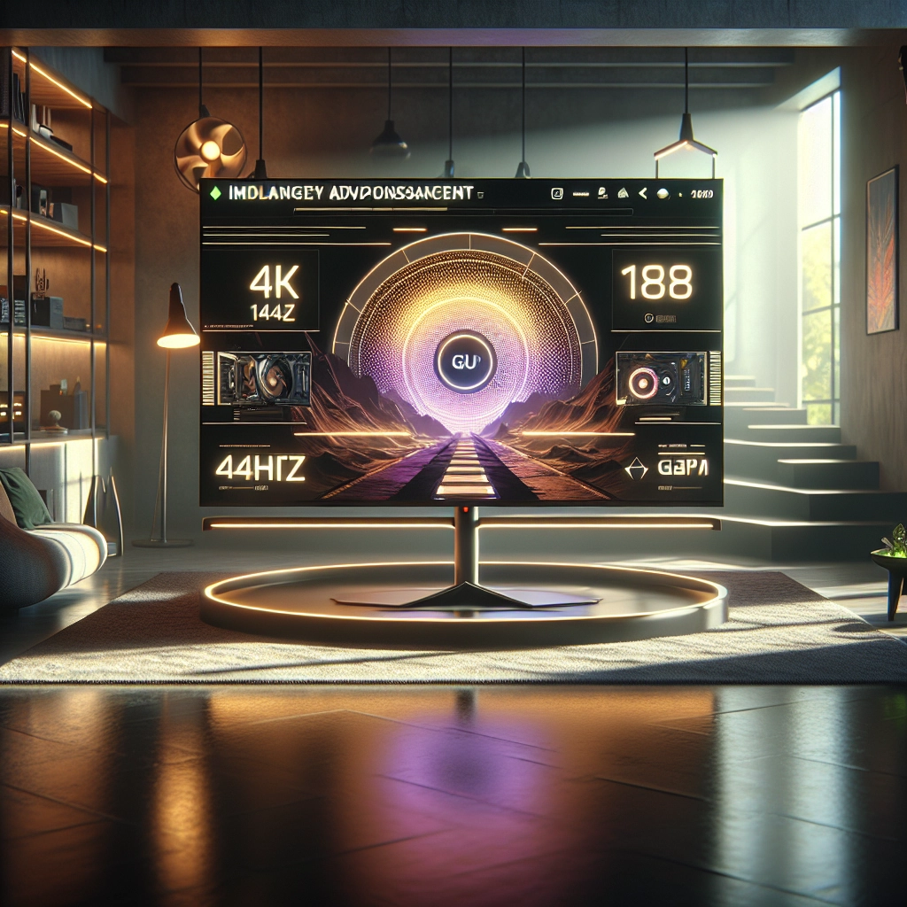 Setup gamer 4K 144 Hz illustrant l’impact du ray tracing et des FPS sur une carte graphique haut de gamme