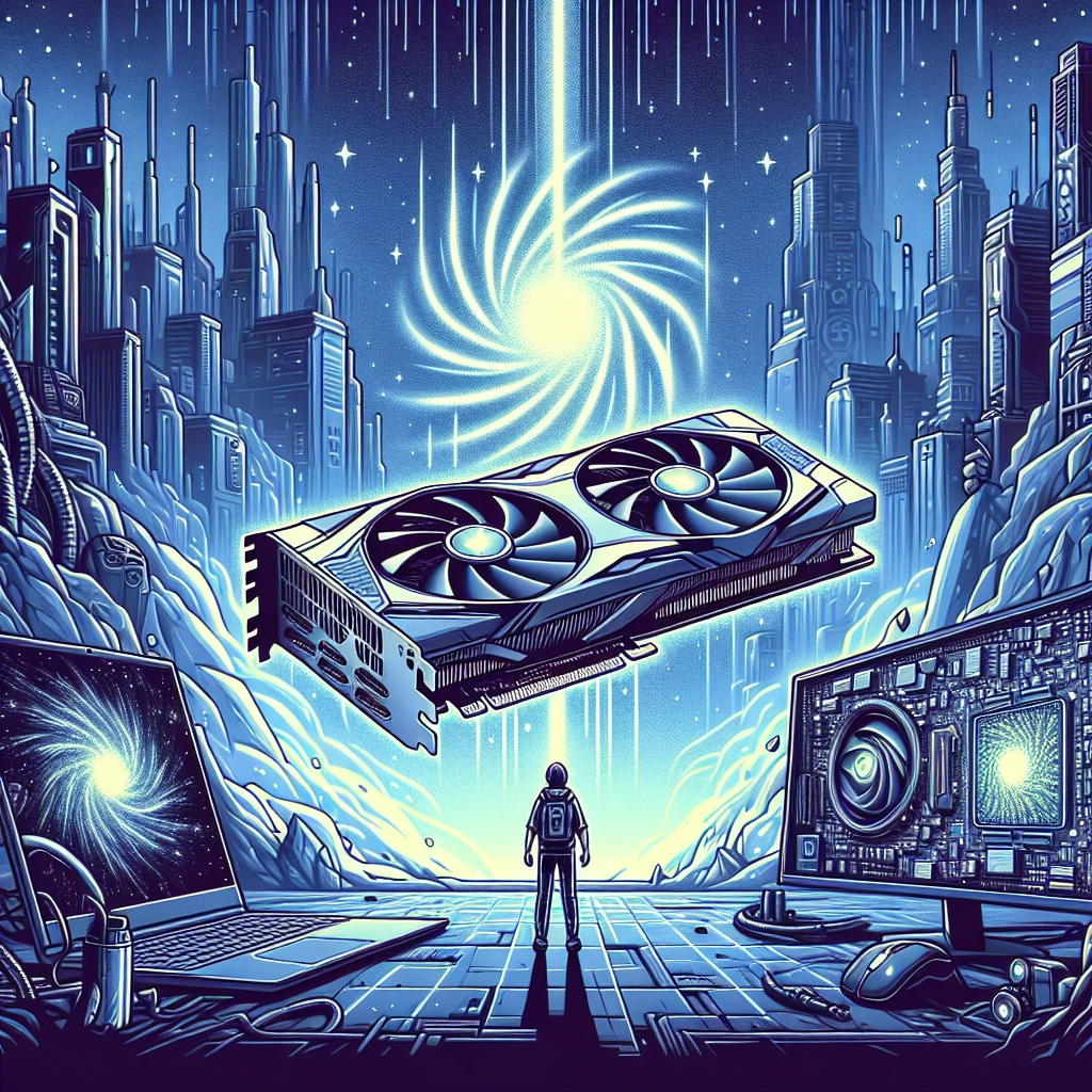 Carte graphique gaming haut de gamme dans un PC RGB prêt pour la 4K et le ray tracing