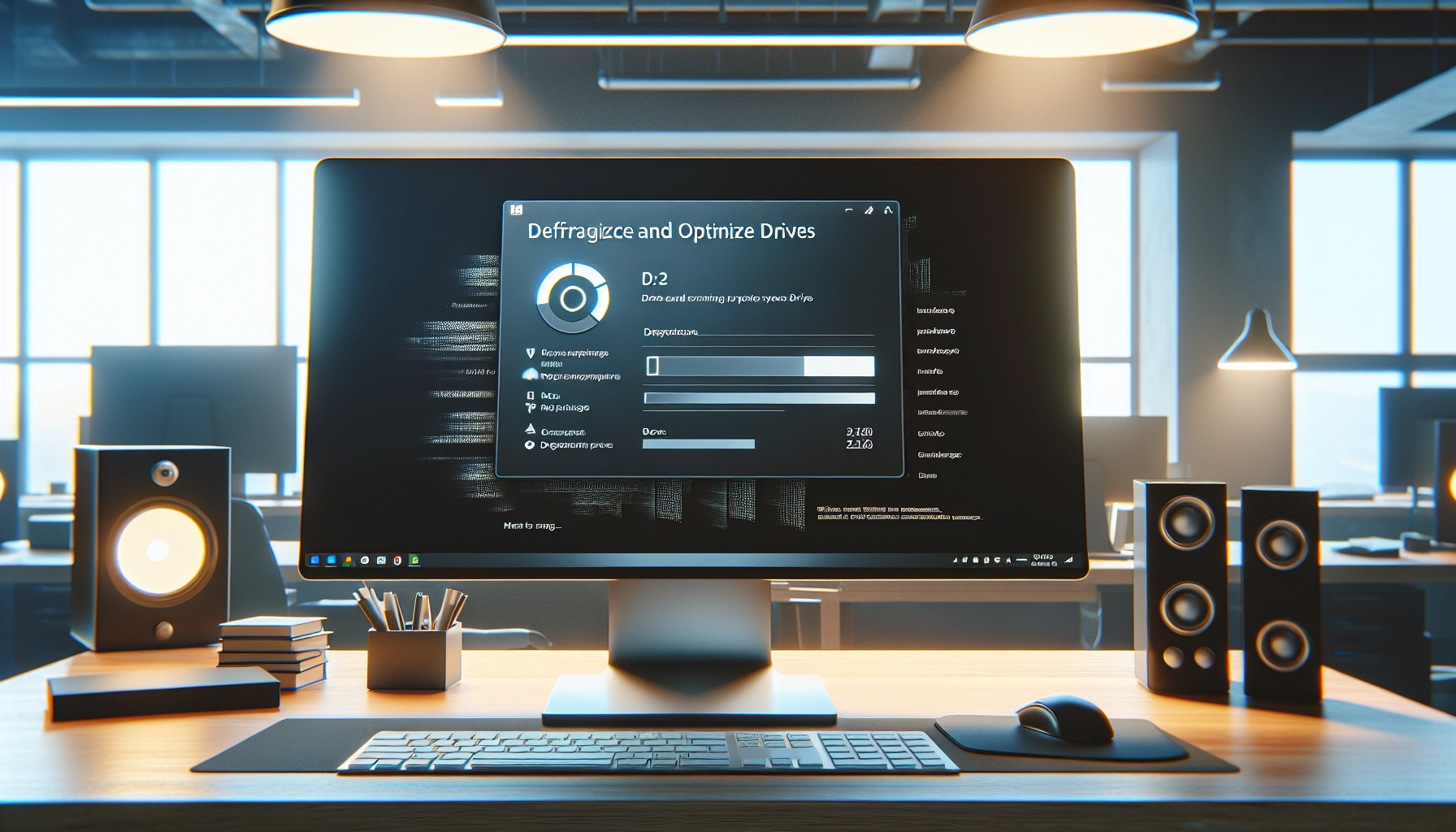 Outil de défragmentation disque dur Windows pour améliorer les performances pc, étape pas à pas