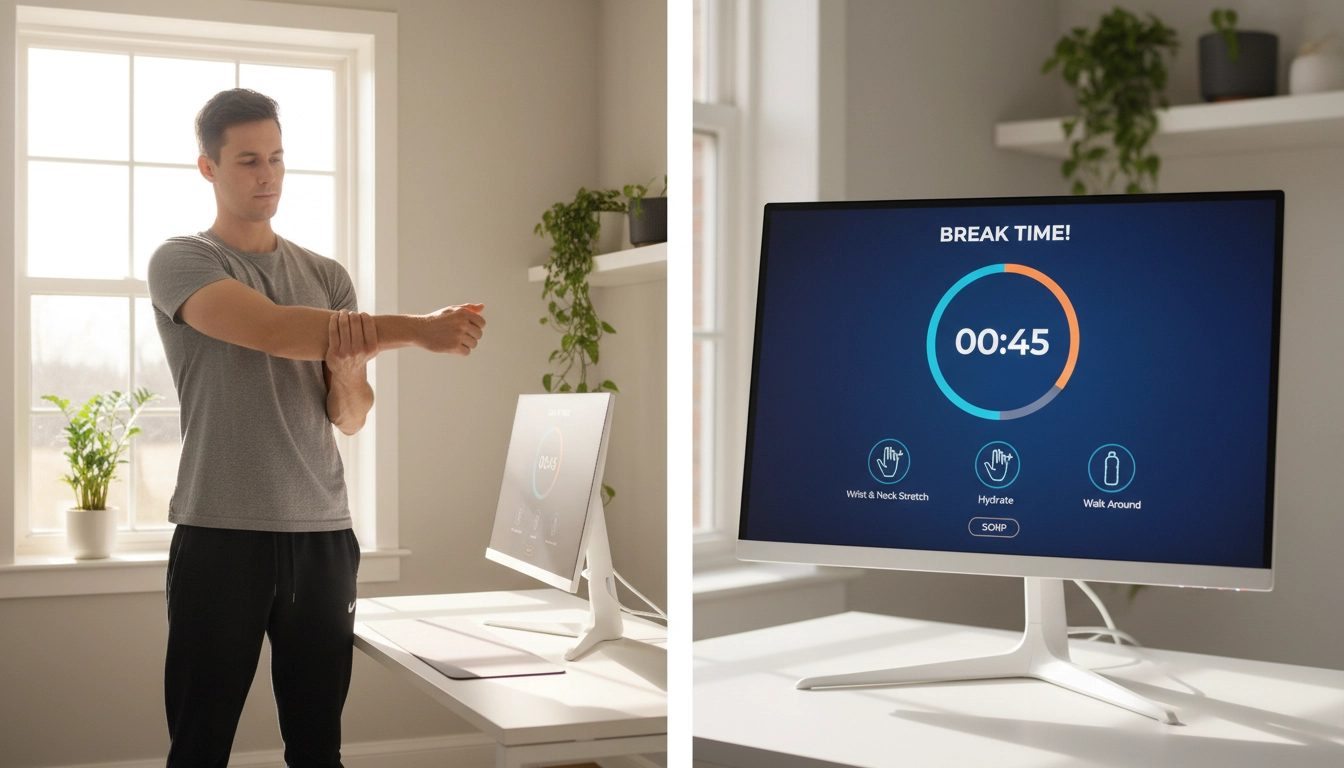 Exercices d'étirement pour prévenir les douleurs gaming et maintenir une bonne ergonomie lors des sessions prolongées
