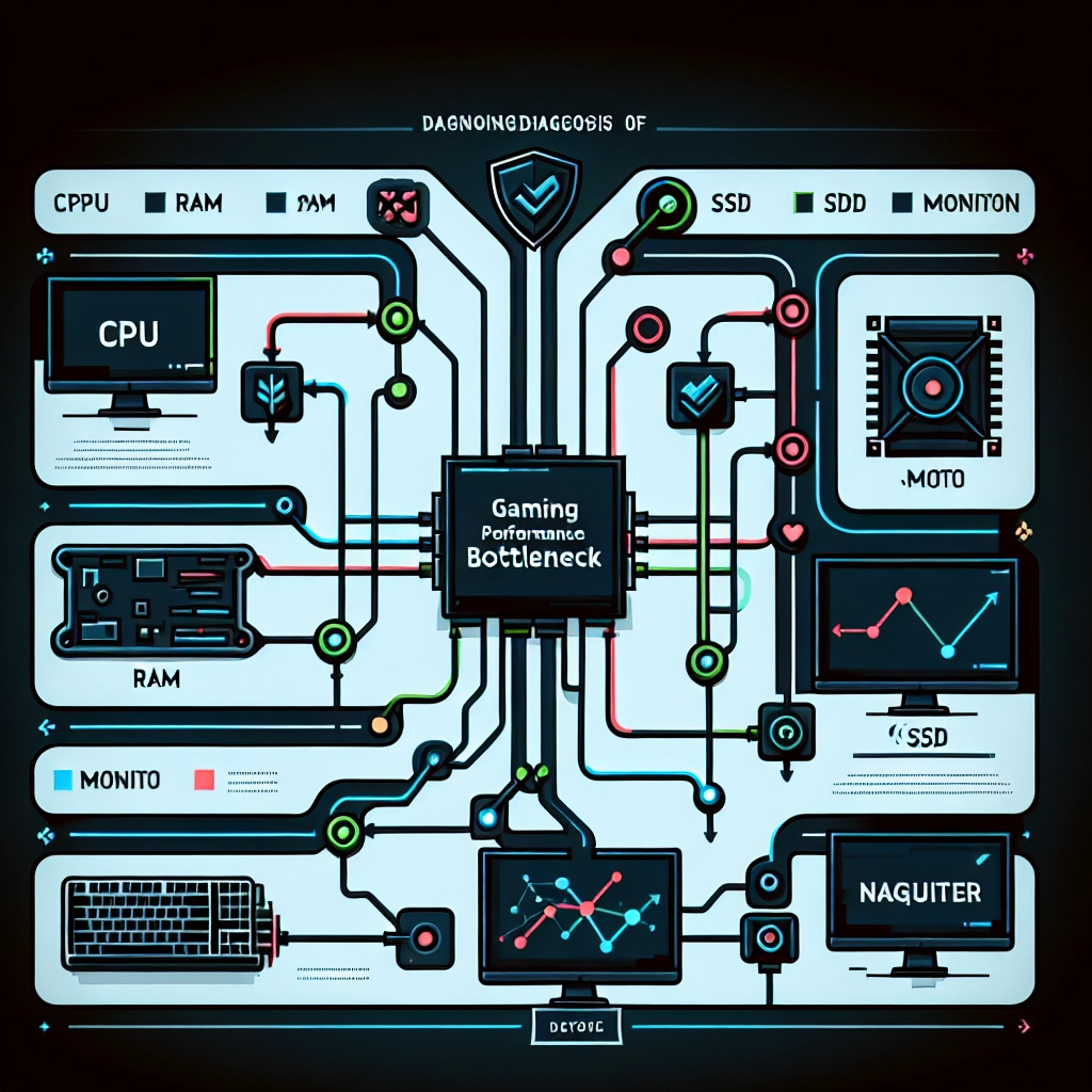 Schéma des goulots d’étranglement d’un setup gaming pour optimiser son budget