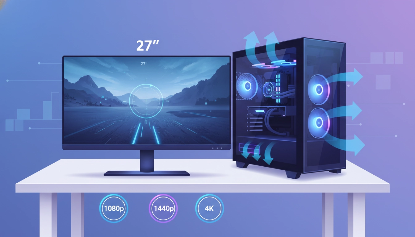 PC gaming et critères de choix selon la résolution pour bien comparer