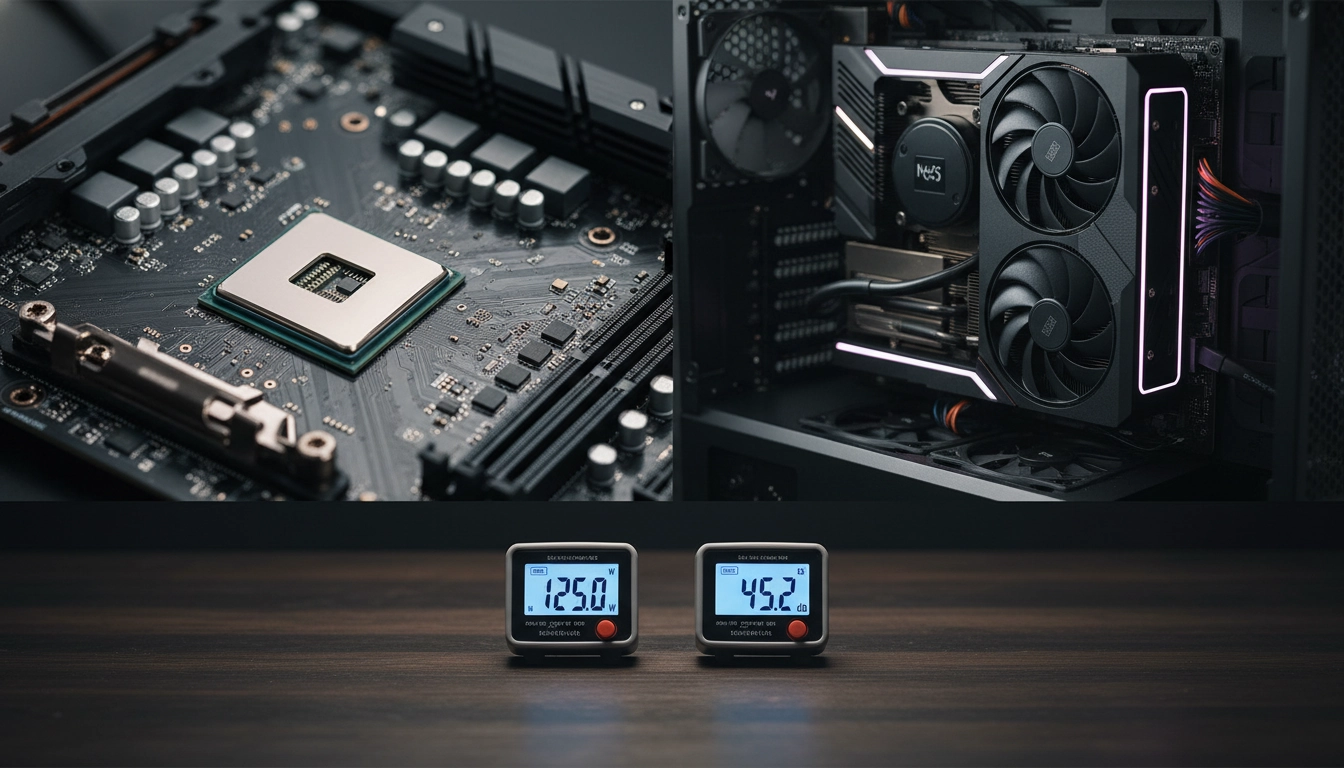 Comparer CPU et GPU avec consommation et bruit pour un achat éclairé