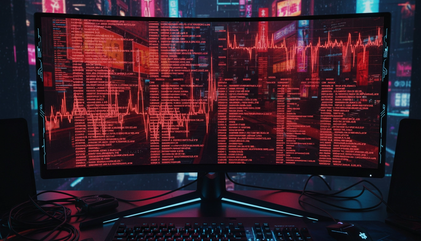 Capture d'écran conceptuelle illustrant la nécessité de maîtriser gestion processus arrière-plan pour gaming afin de libérer le processeur.