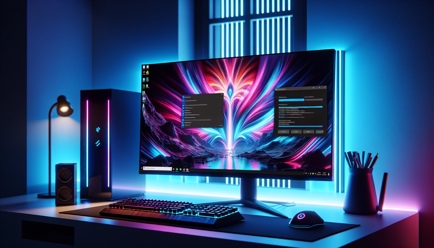 Mise à jour des pilotes d'un écran gaming dans le gestionnaire de périphériques Windows pour savoir faut-il mettre à jour les pilotes écran gaming