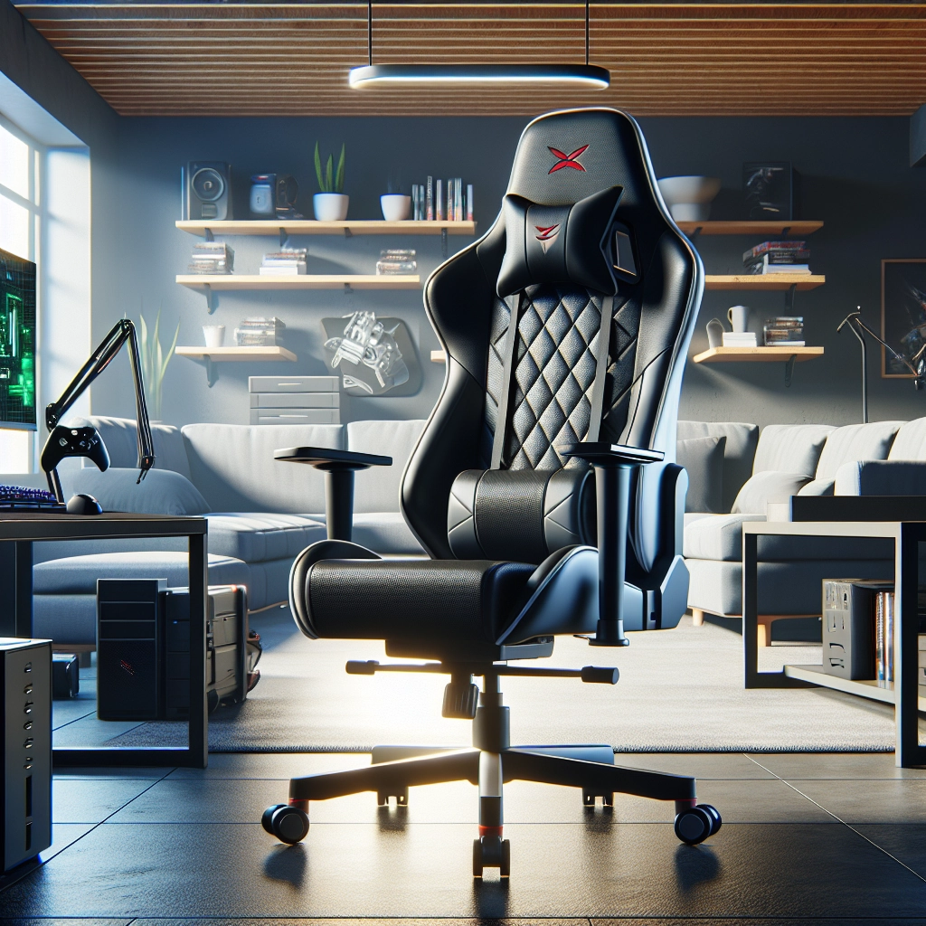 Joueur réglant une chaise gaming ergonomique pour un meilleur soutien lombaire et une posture neutre