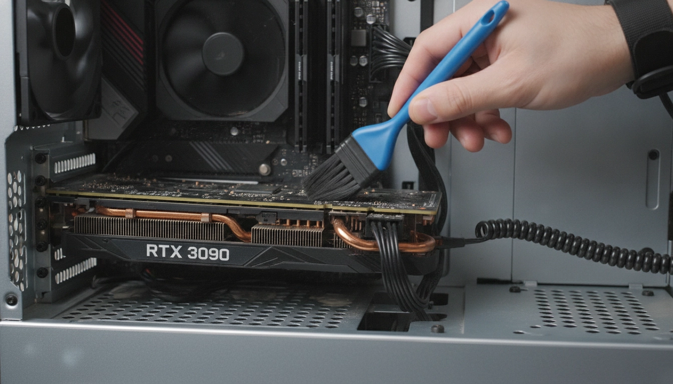 Entretien minutieux des composants internes d'un PC gamer