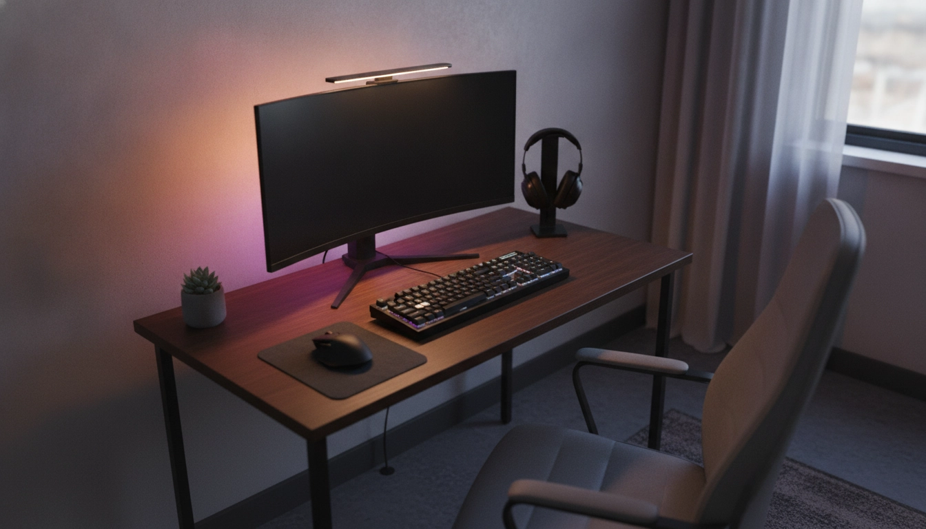 Astuces et matériel pour optimiser éclairage petit setup gaming sans encombrer le bureau