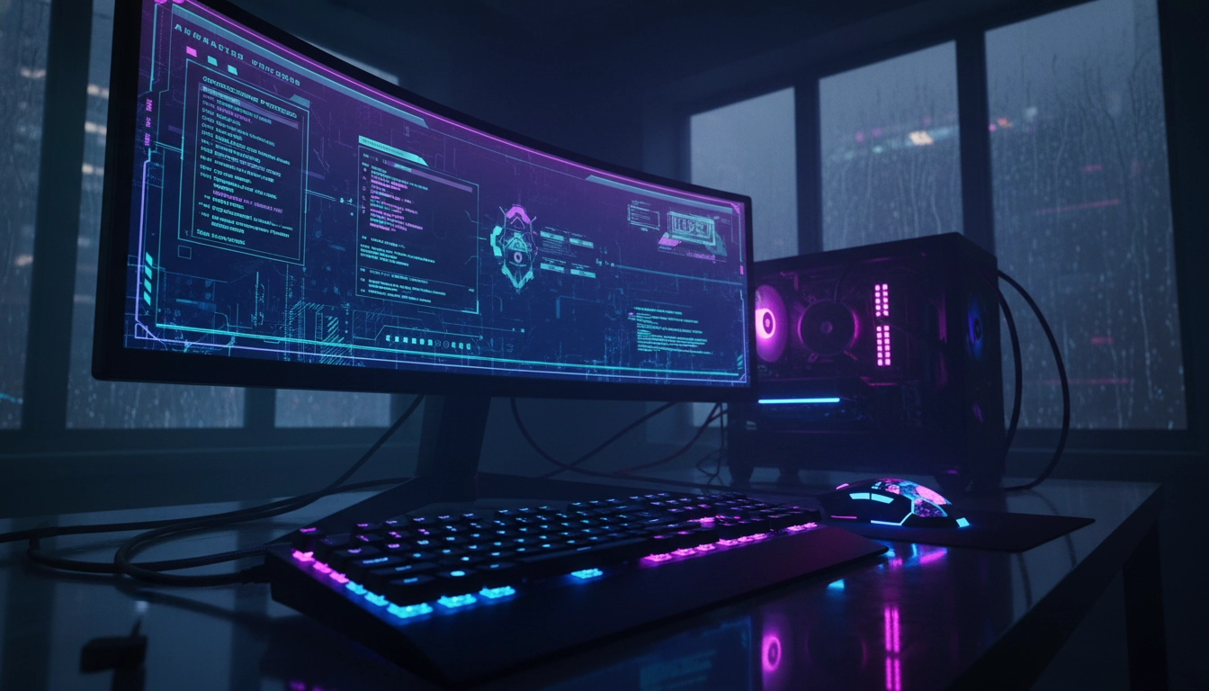 Écran d'ordinateur affichant l'interface UEFI pour ajuster les fréquences et tensions du système.