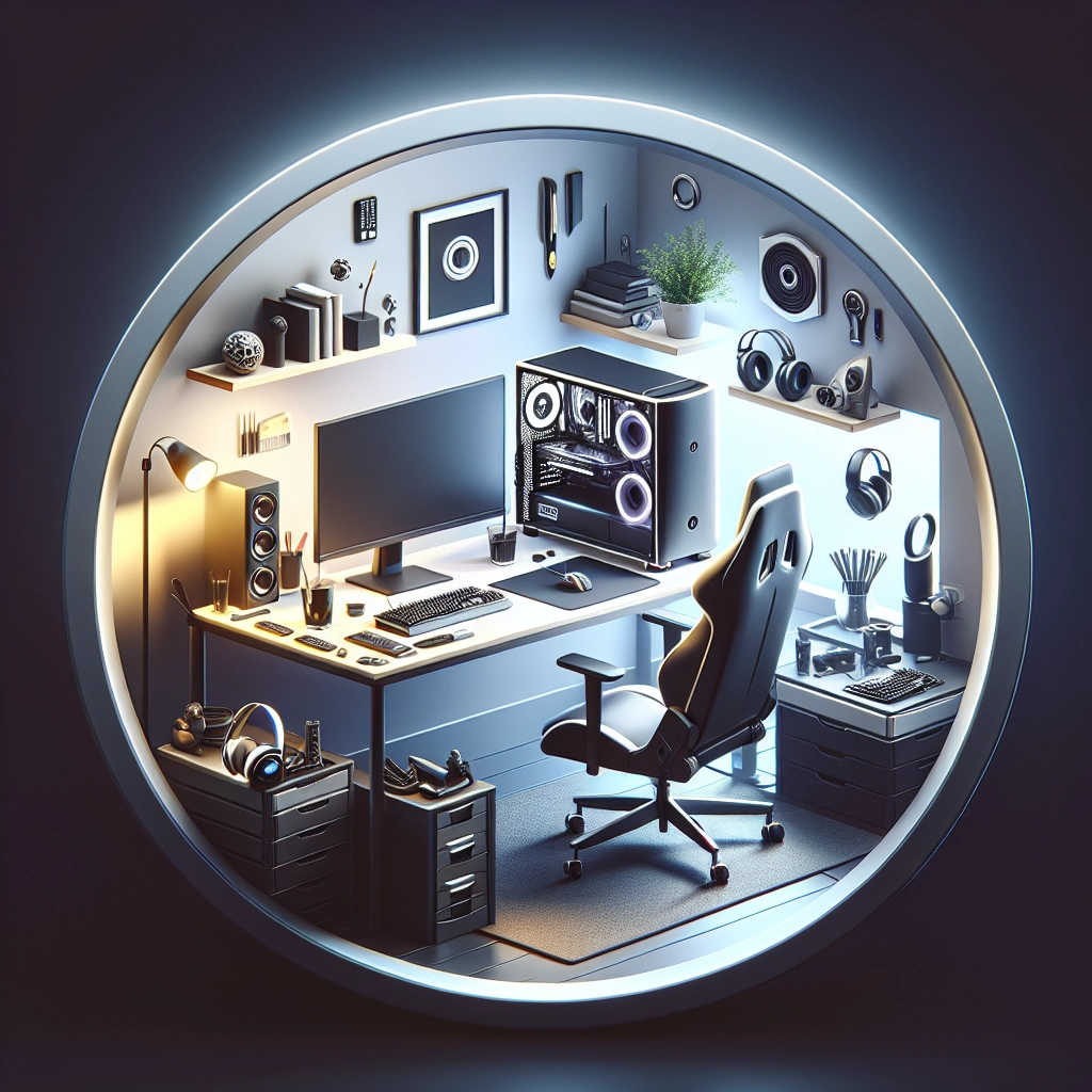 PC gaming préassemblé performant avec boîtier ventilé et composants équilibrés pour jouer en 1440p