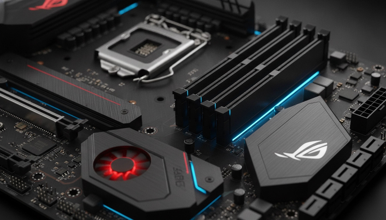 Photo illustrant le placement barrettes ram dual channel idéal sur une carte mère moderne.