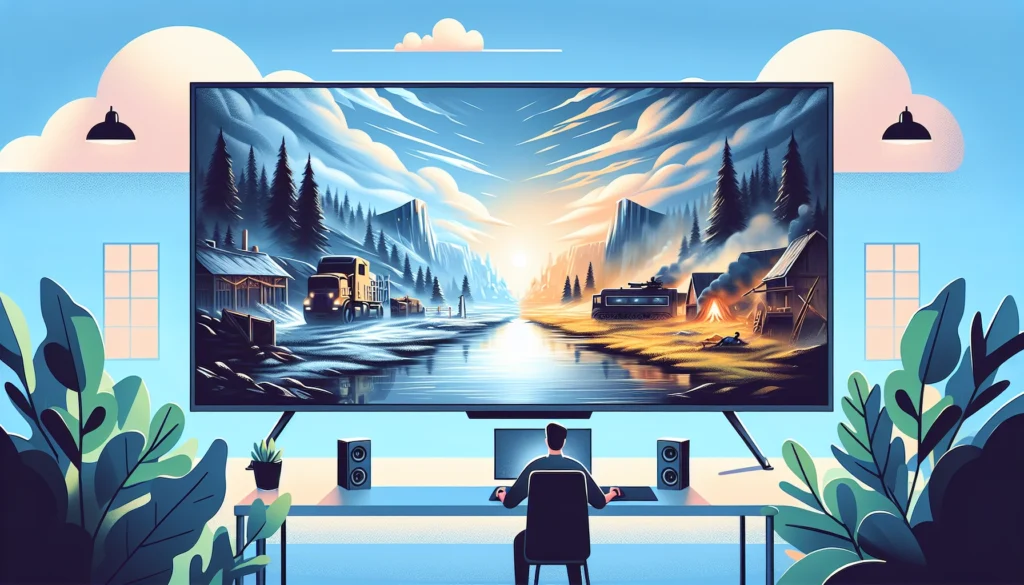 Comparaison résolution écran gaming 1440p vs 4K sur un moniteur PC