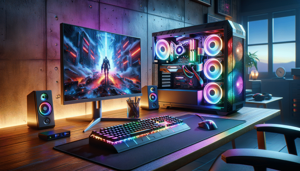 Découvrez des ventilateurs RGB PC qui illuminent votre setup gaming avec style et performance.