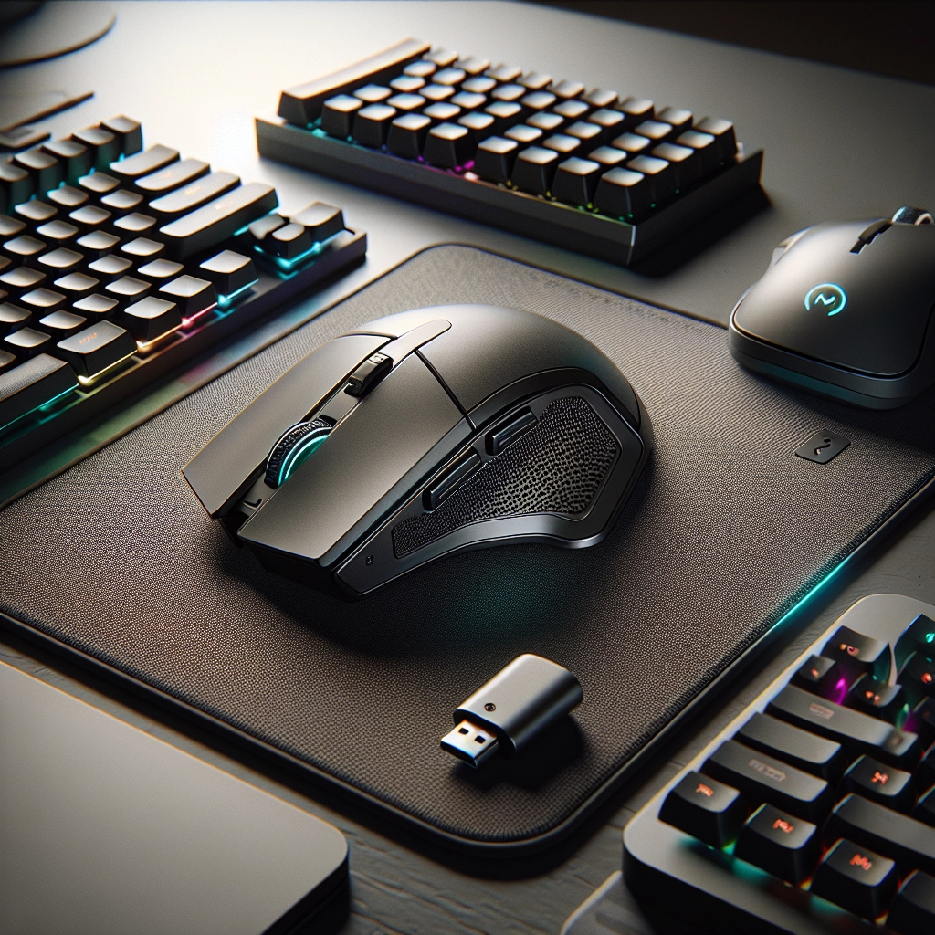 Souris sans fil et clavier mécanique modulaire pour un setup gaming moderne